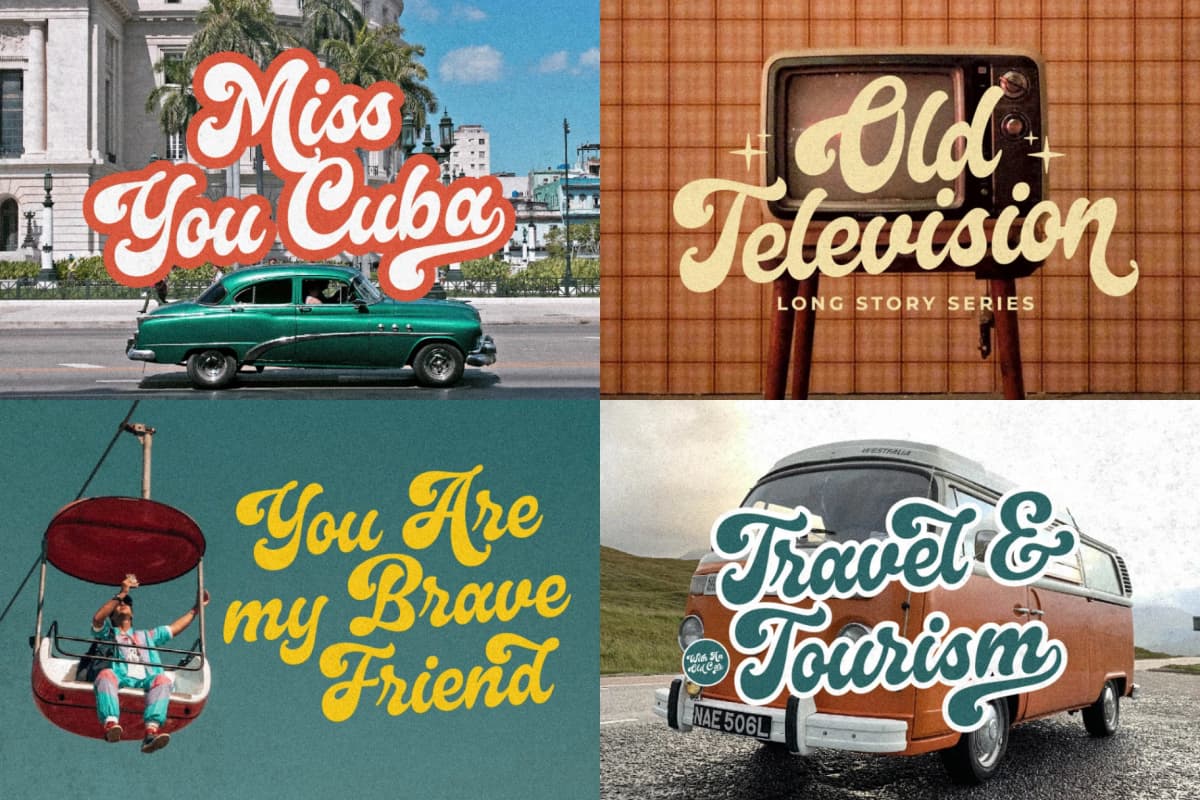 Aloreta Marthin - Vintage Script Font font preview 4