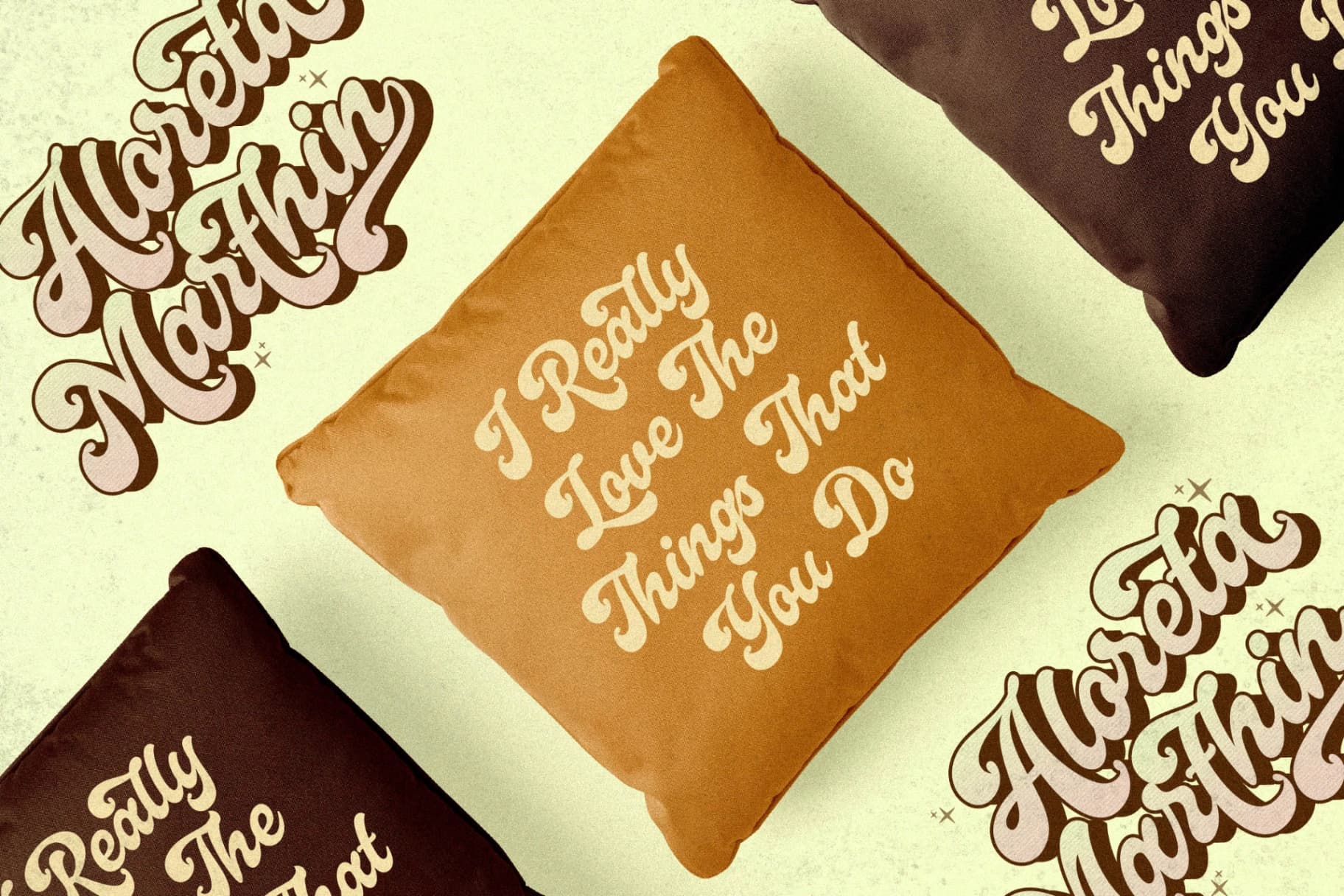 Preview 8 for Aloreta Marthin - Vintage Script Font