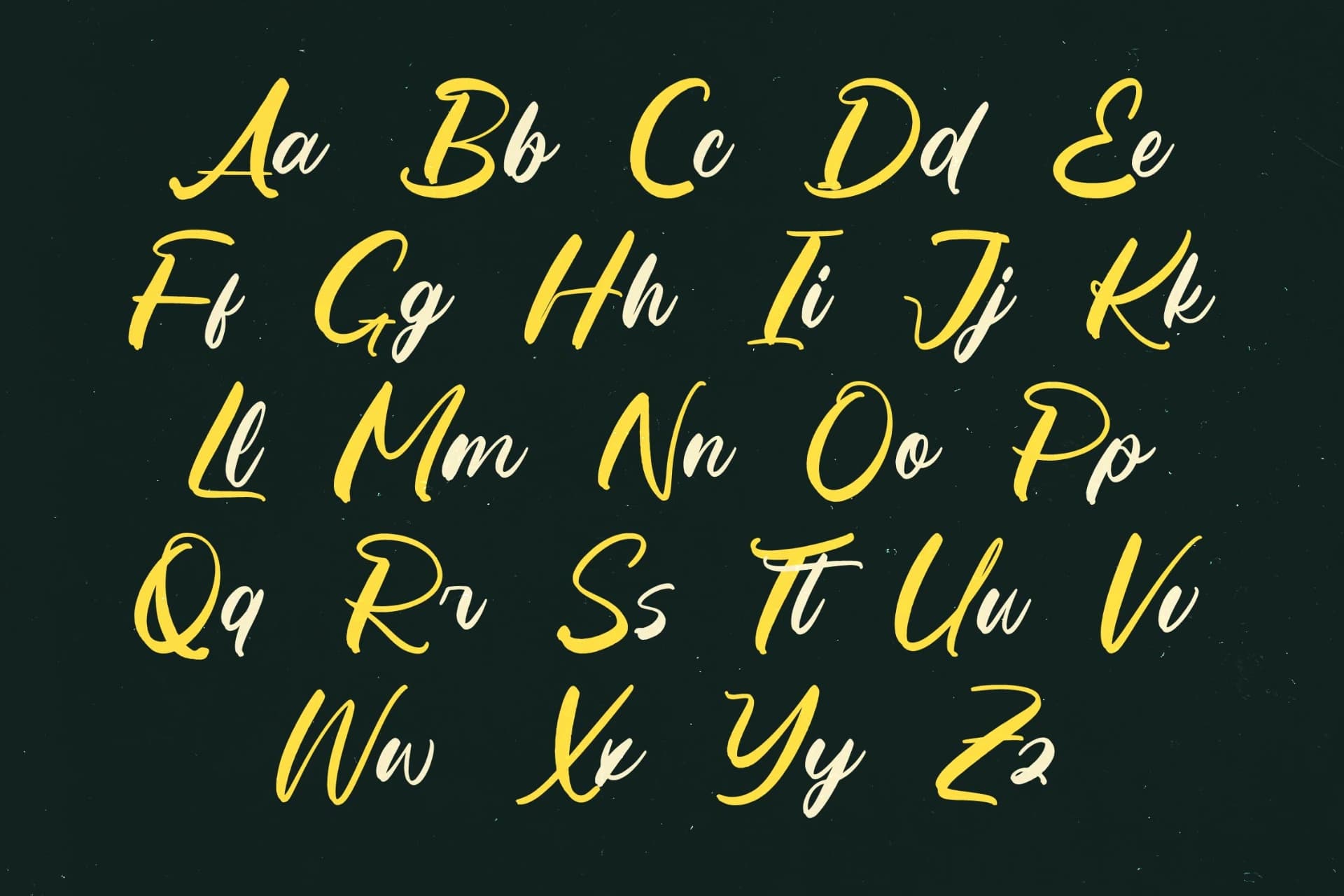 Preview 13 for Matric Bunker - Bold Brush Font