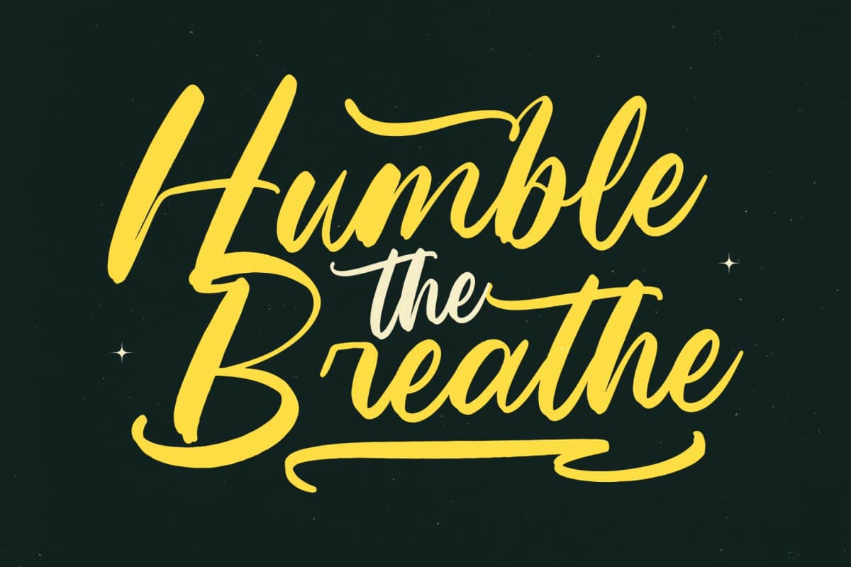 Matric Bunker - Bold Brush Font font preview 14