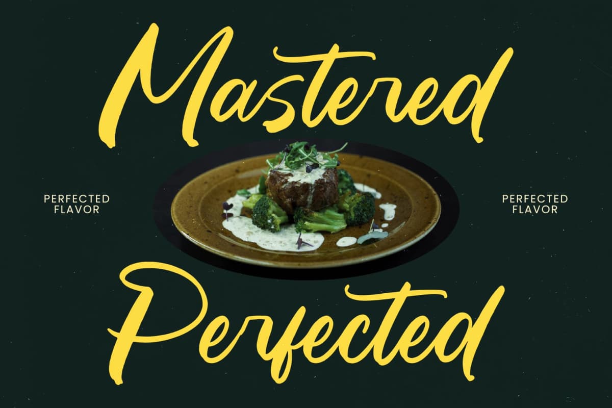 Matric Bunker - Bold Brush Font font preview 5