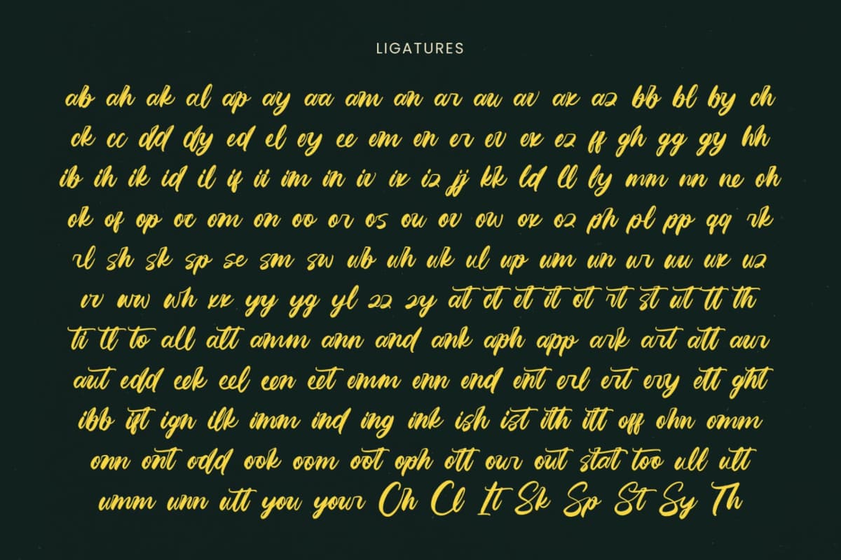 Matric Bunker - Bold Brush Font font preview 19