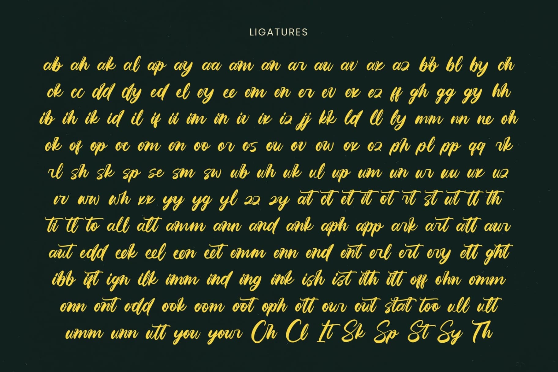 Preview 19 for Matric Bunker - Bold Brush Font