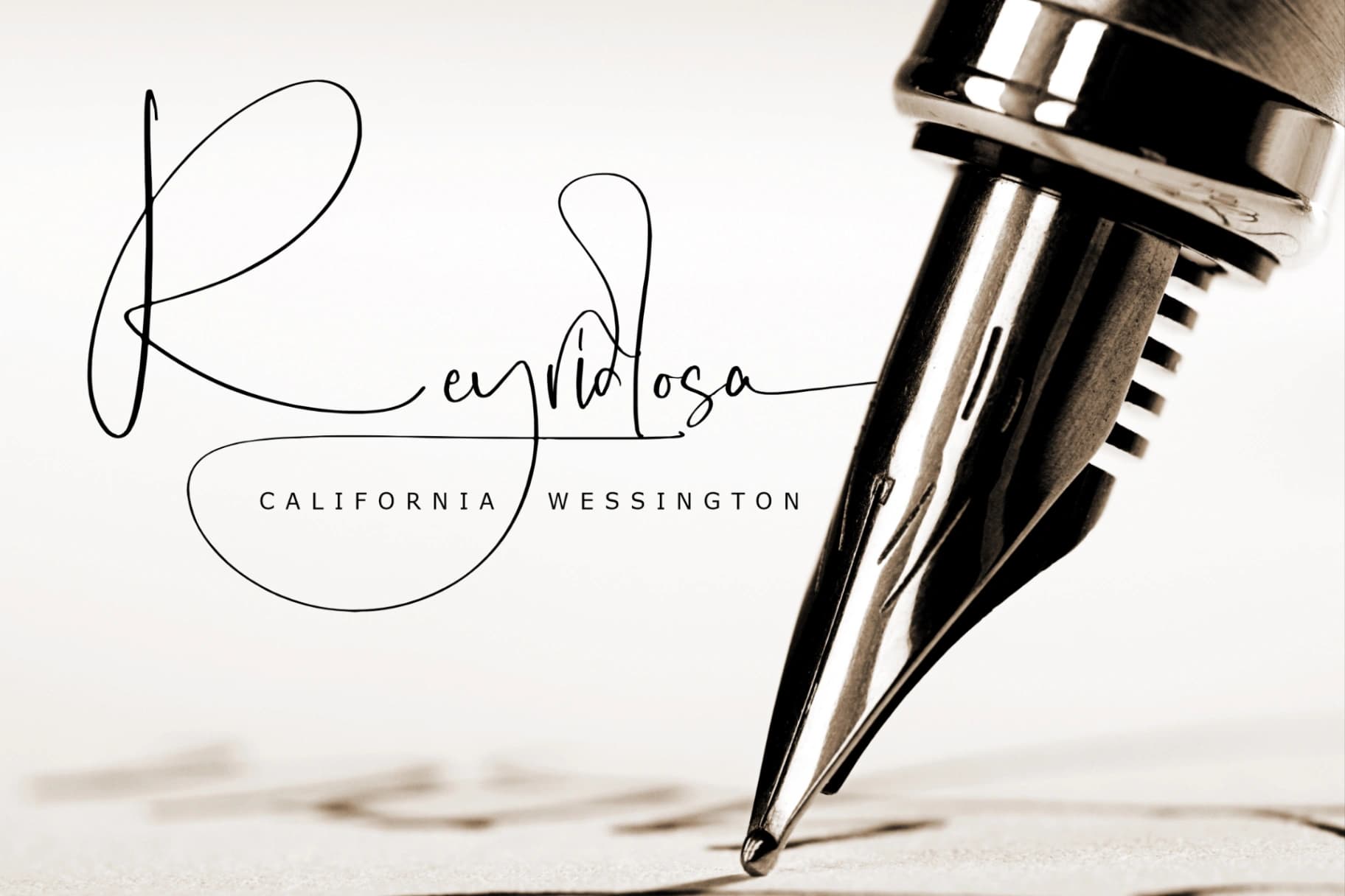Preview 3 for Clomantso - Realistic Signature Font
