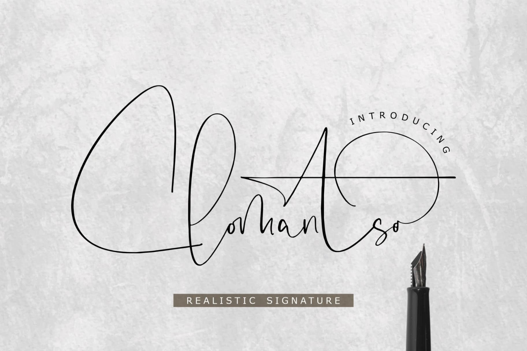Preview of Clomantso - Realistic Signature Font font