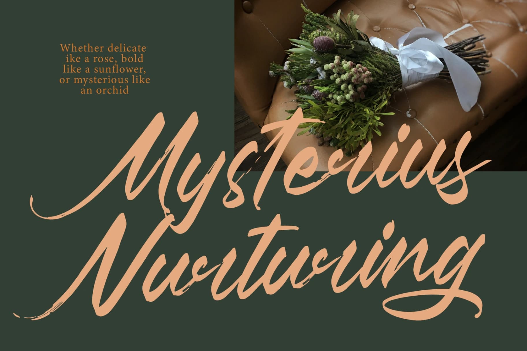 Preview 6 for Pluretta Vintage - Modern Brush Font