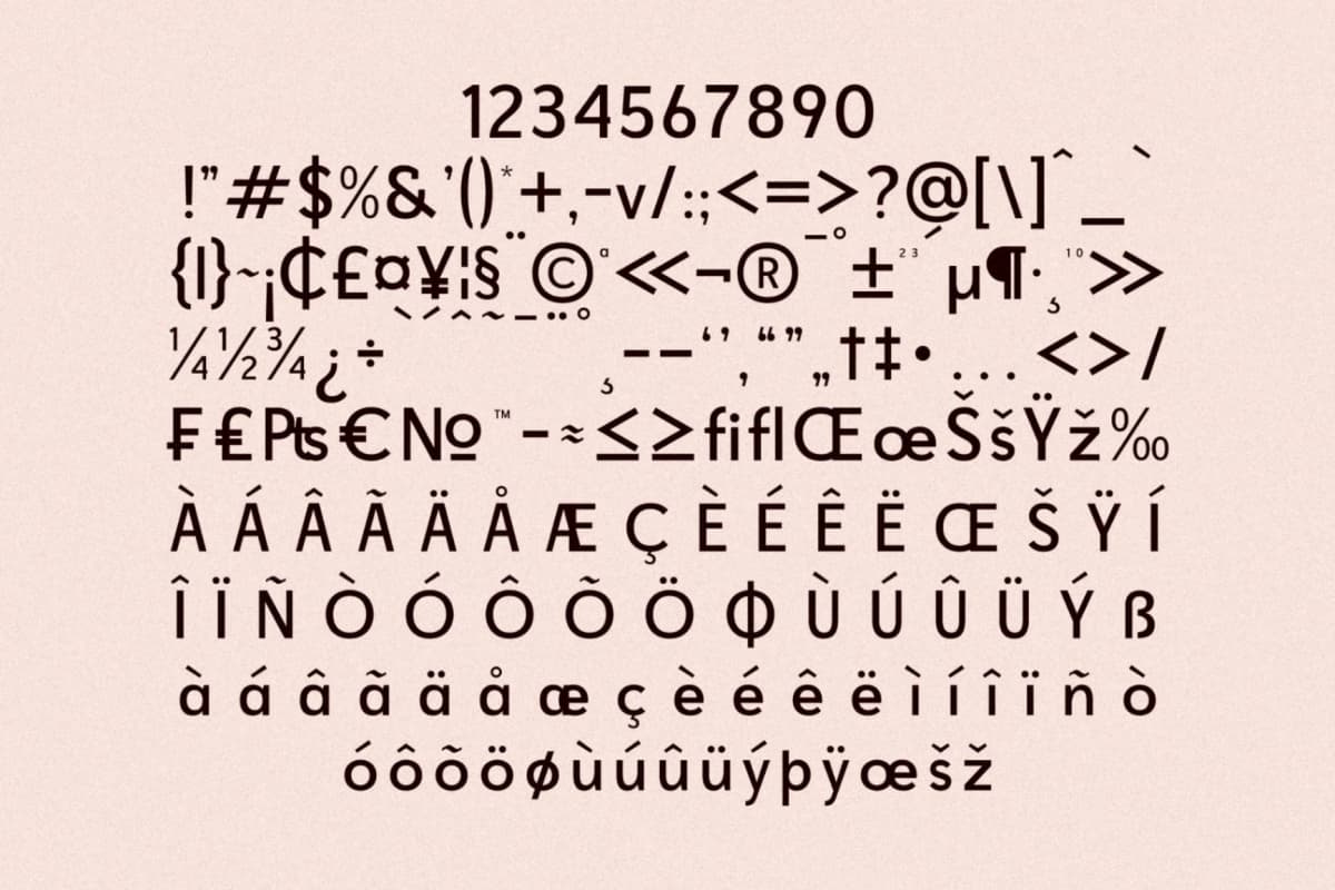 Preview 11 for Freshwost - Ligatures Sans Serif Font