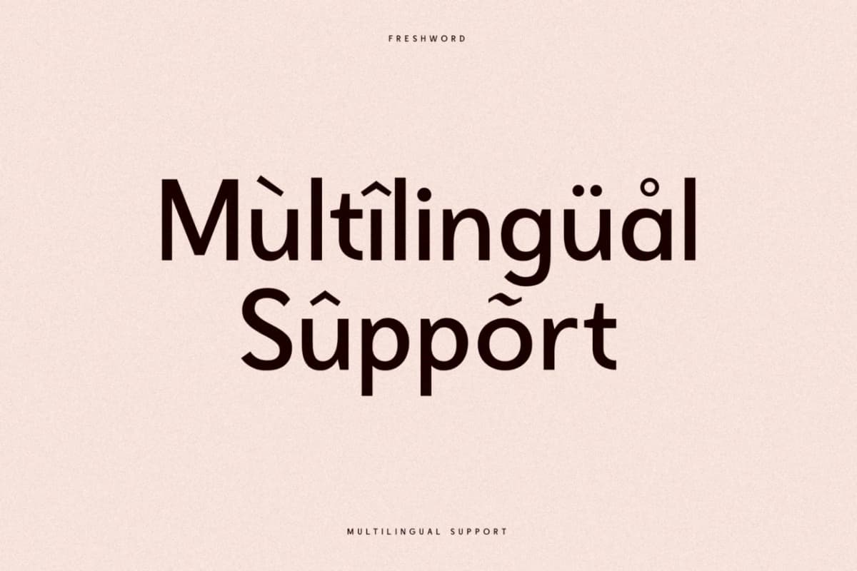 Preview 17 for Freshwost - Ligatures Sans Serif Font