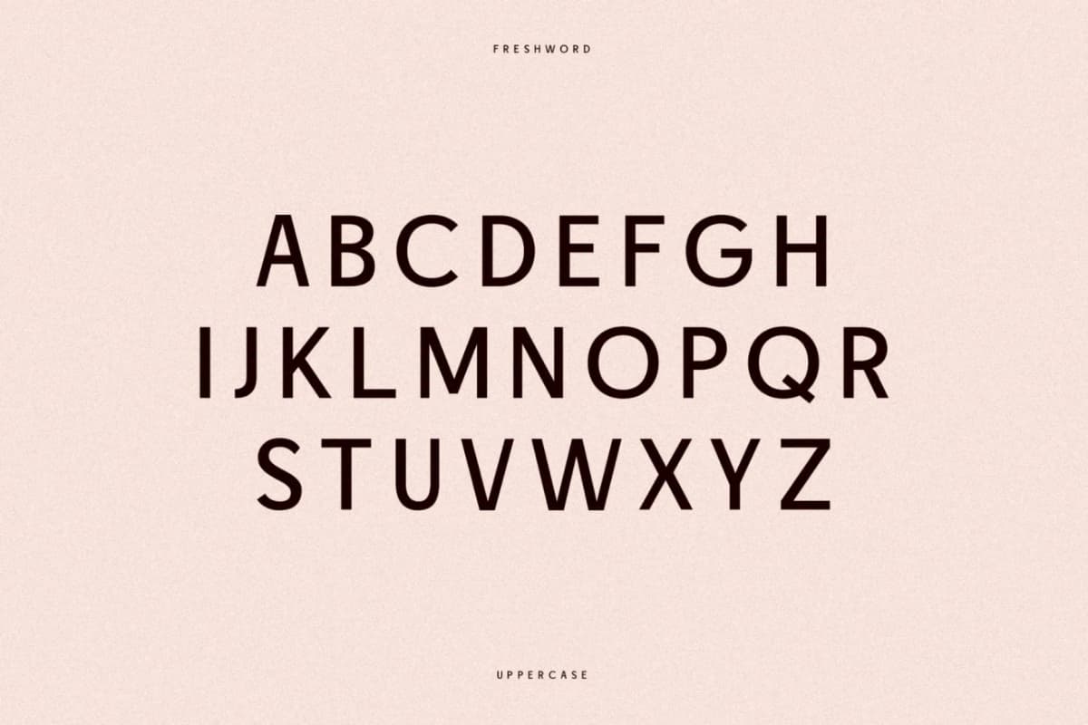 Preview 3 for Freshwost - Ligatures Sans Serif Font