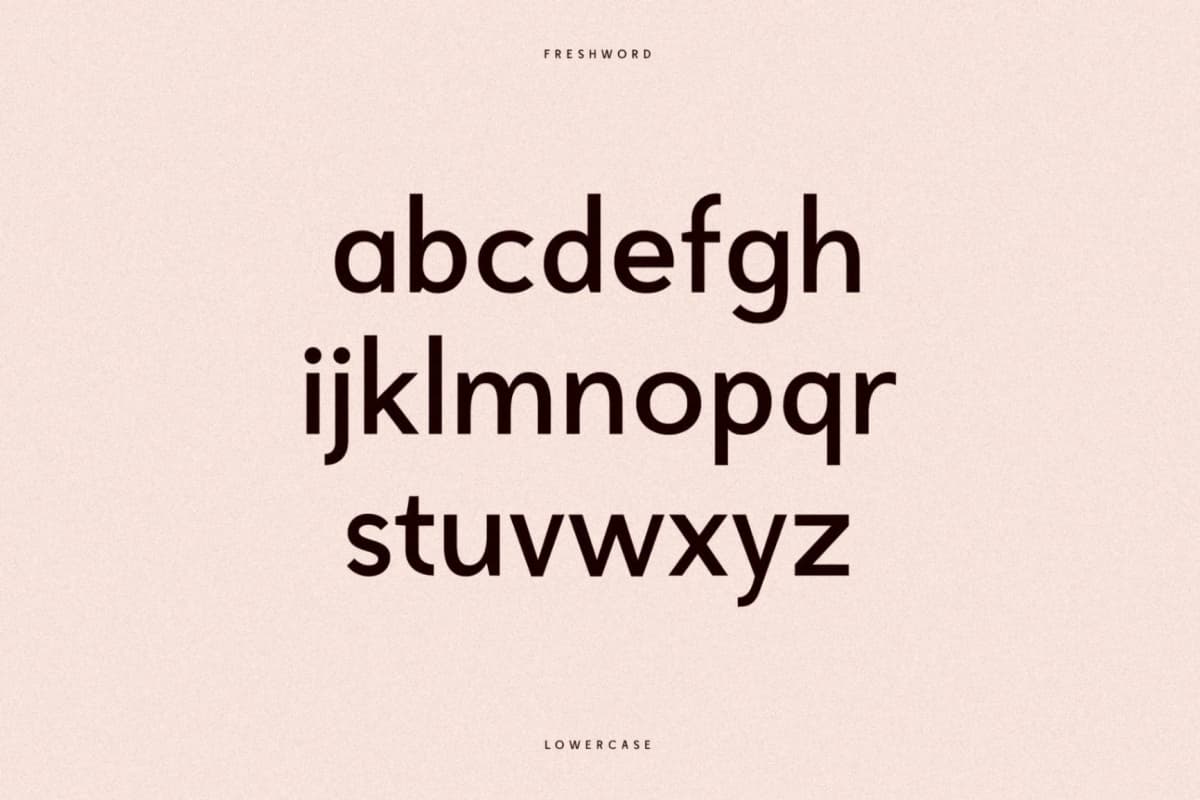 Preview 5 for Freshwost - Ligatures Sans Serif Font