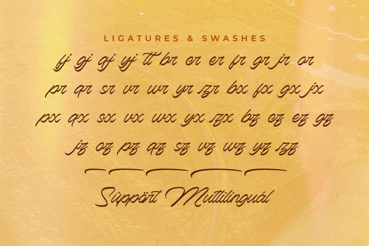 Roadly Hezarttest - Modern Handwritten Script font preview 13