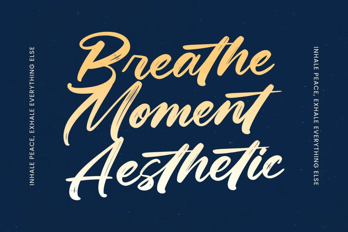 Preview 6 for Kinetic Motion - Modern Brush Font