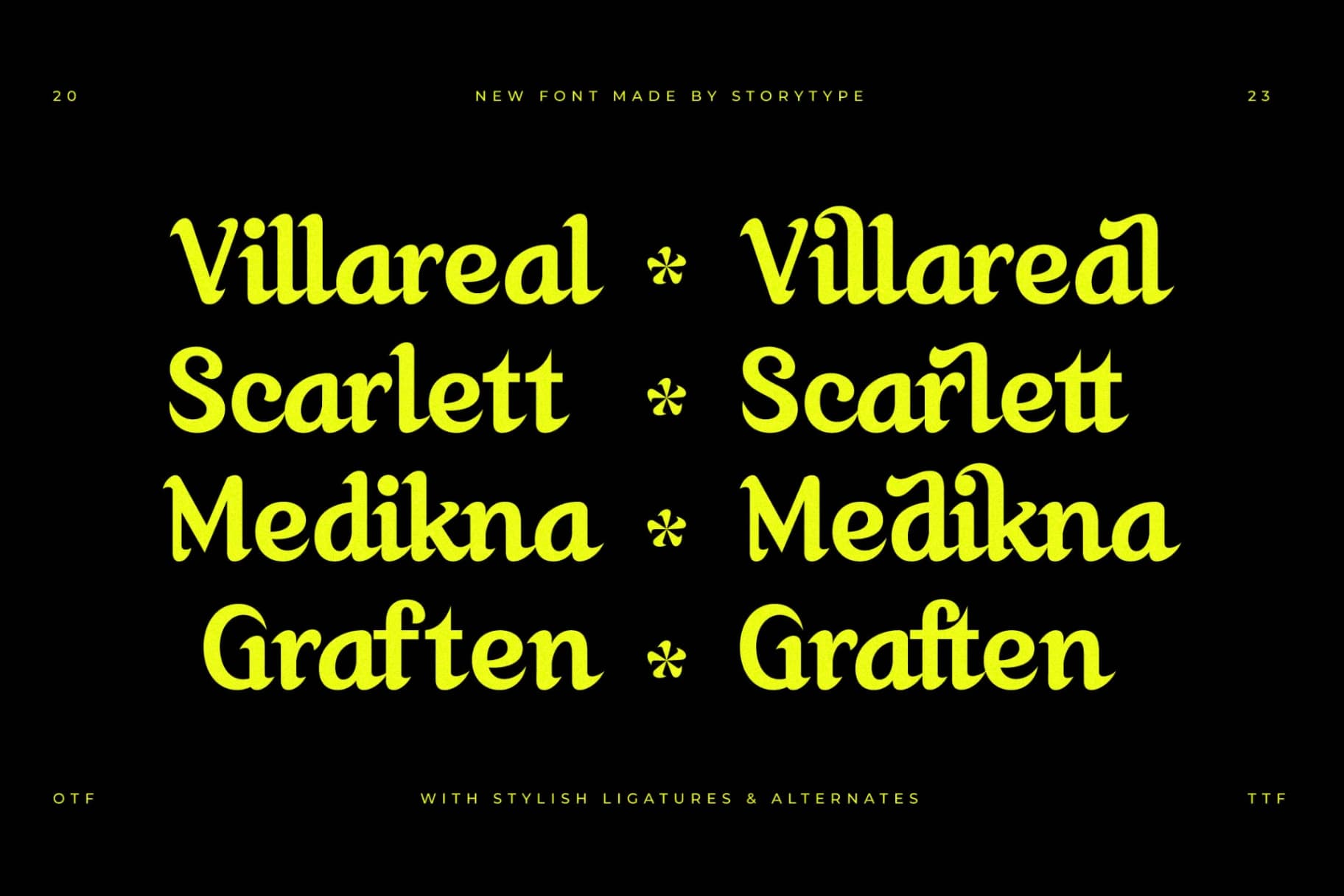 Preview 8 for Akilvan - A Display Typeface Font