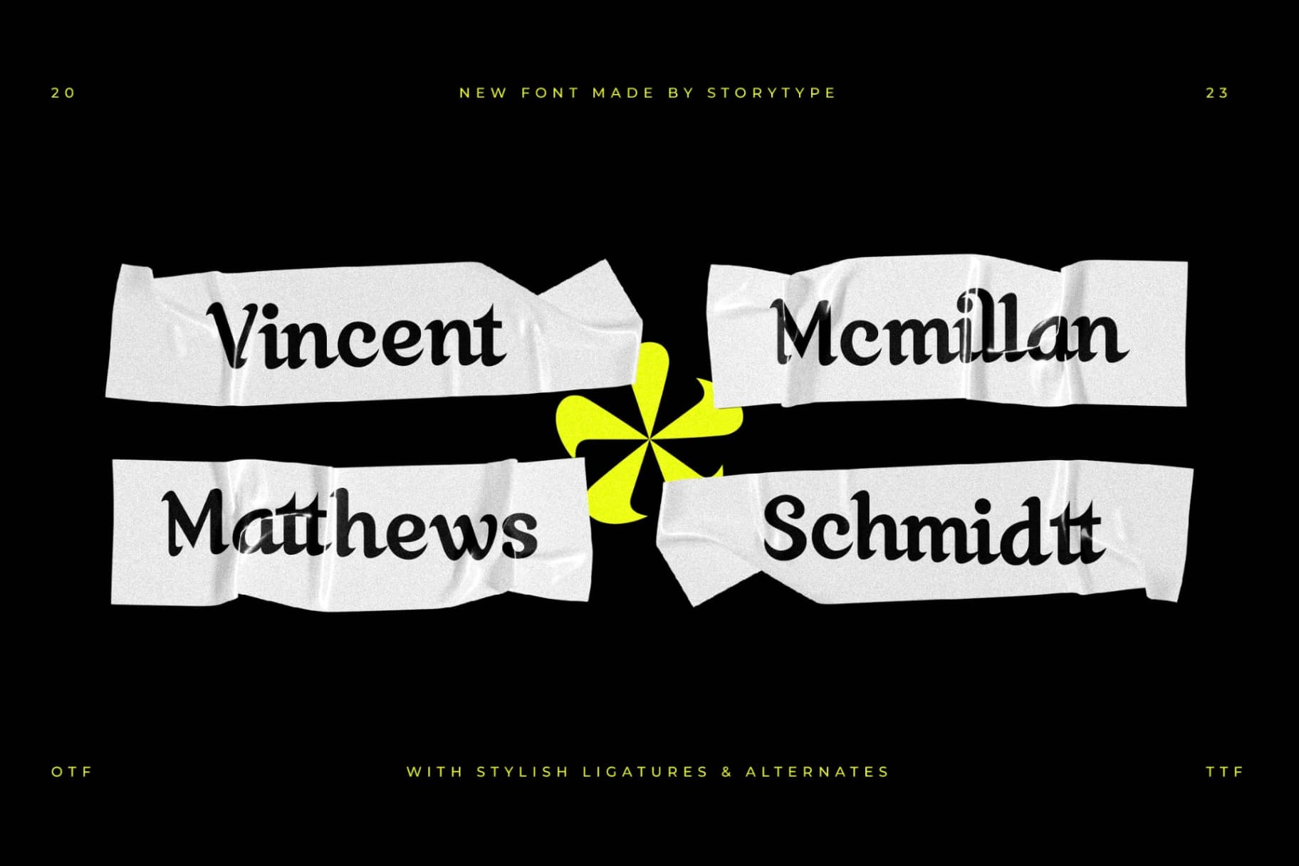 Preview 6 for Akilvan - A Display Typeface Font