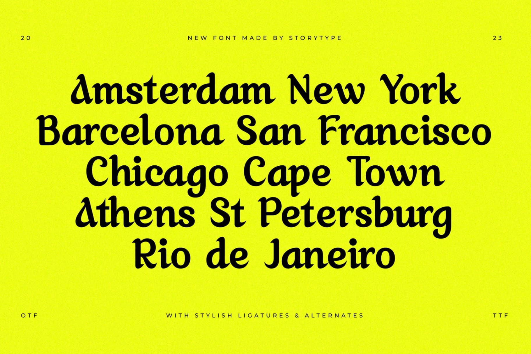 Preview 4 for Akilvan - A Display Typeface Font