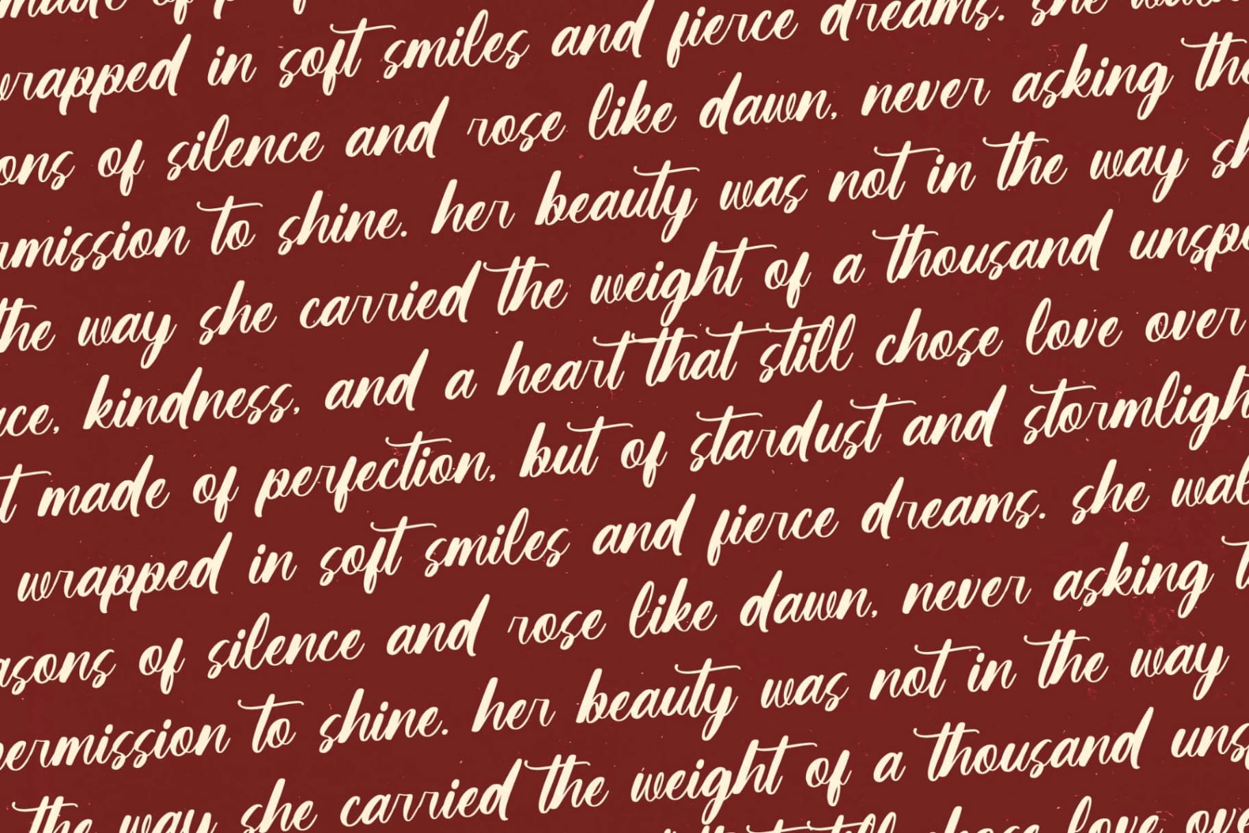 Preview 16 for Aurelie Unitem - Bold Calligraphy Font