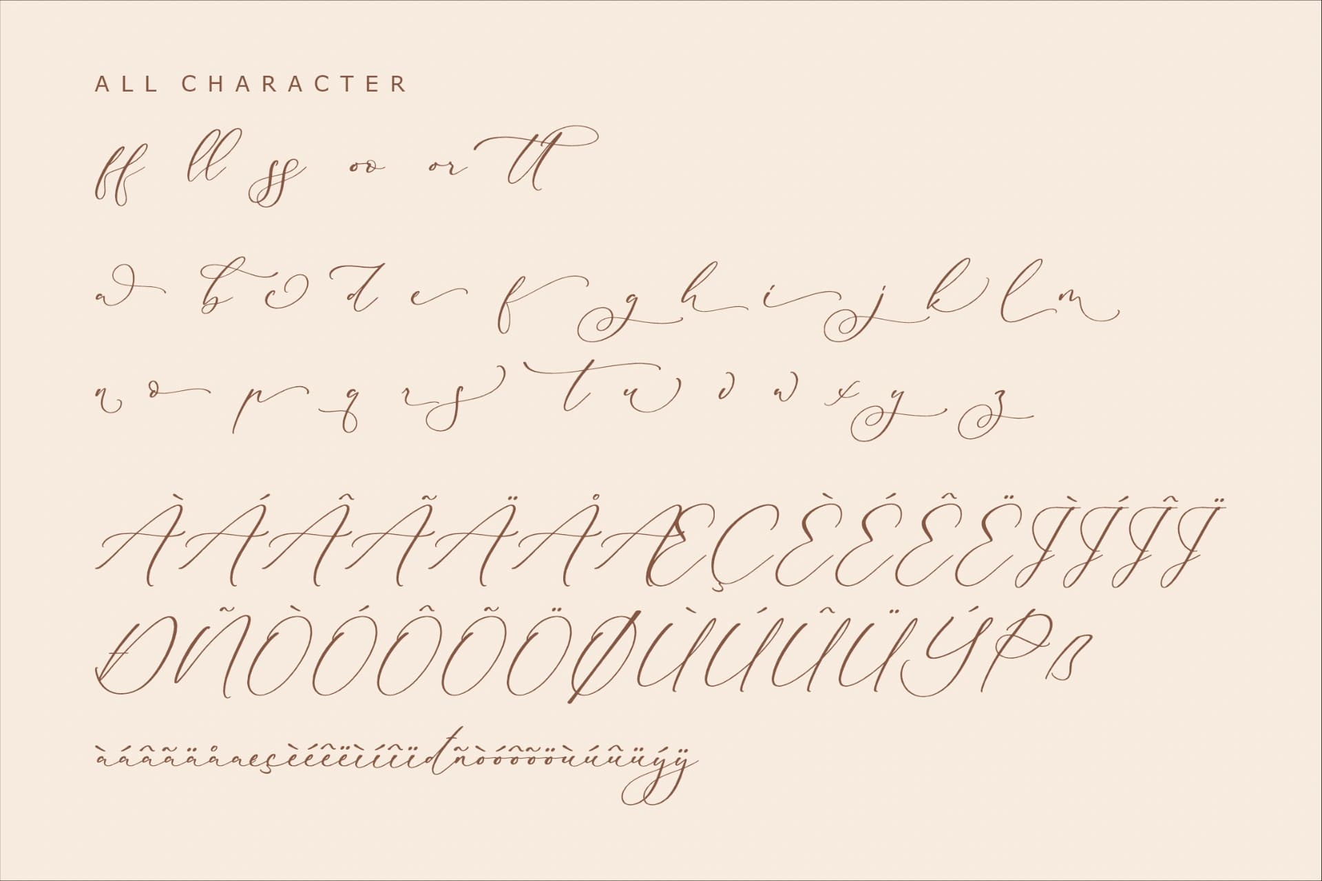 Preview 14 for Bidalari Hearter - Beautiful Script Font