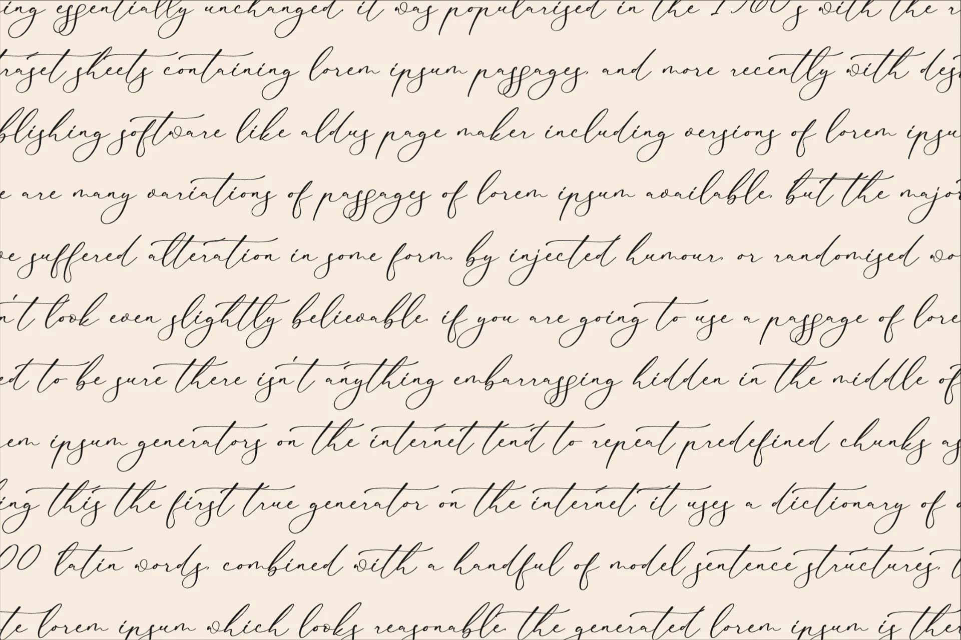 Preview 8 for Bidalari Hearter - Beautiful Script Font