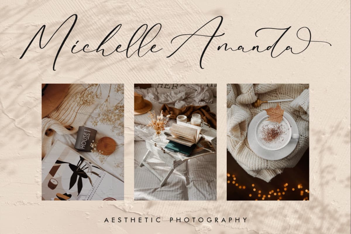 Bidalari Hearter - Beautiful Script Font font preview 2
