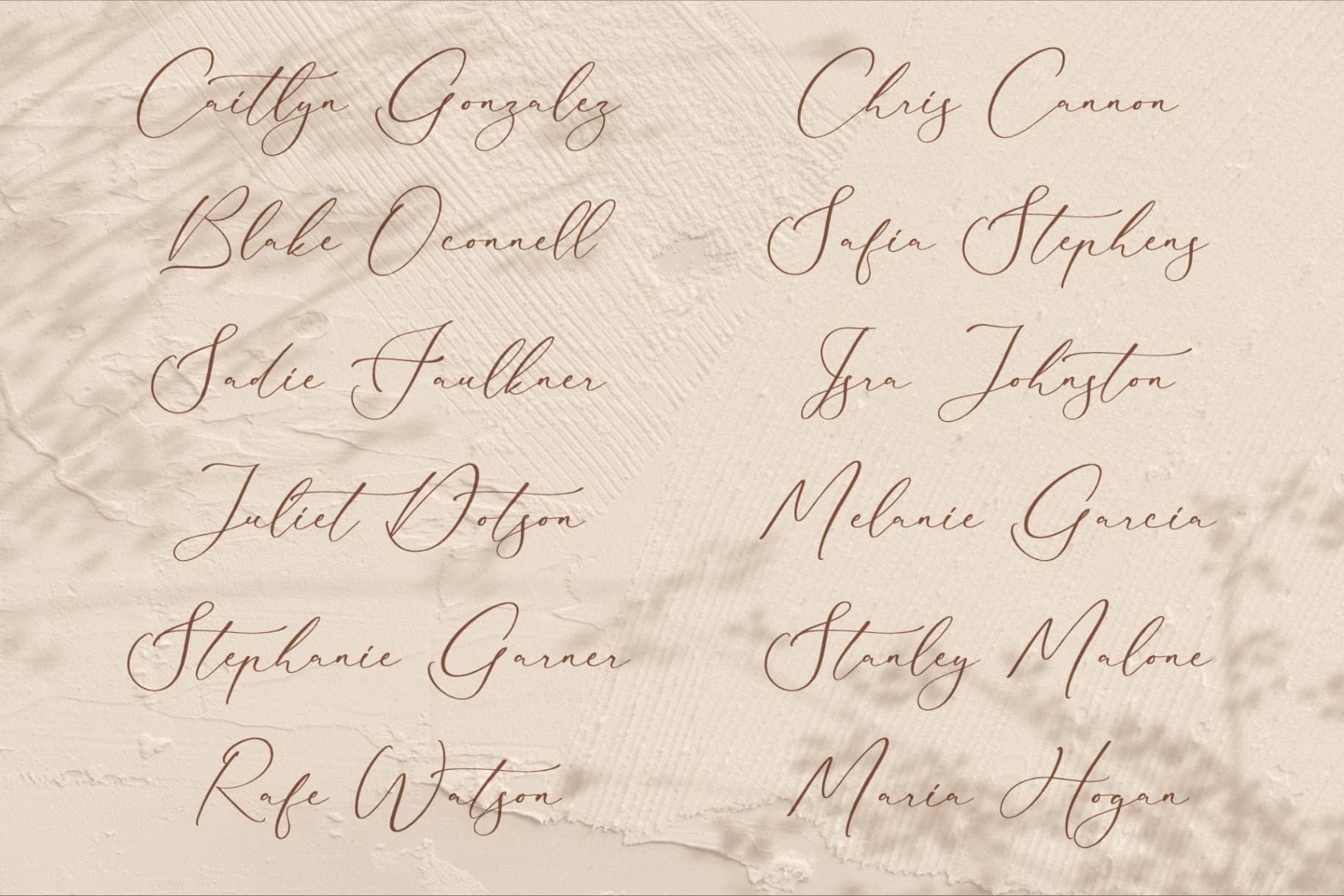 Preview 11 for Bidalari Hearter - Beautiful Script Font