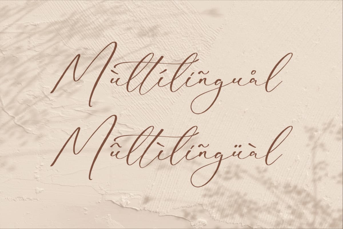 Bidalari Hearter - Beautiful Script Font font preview 12