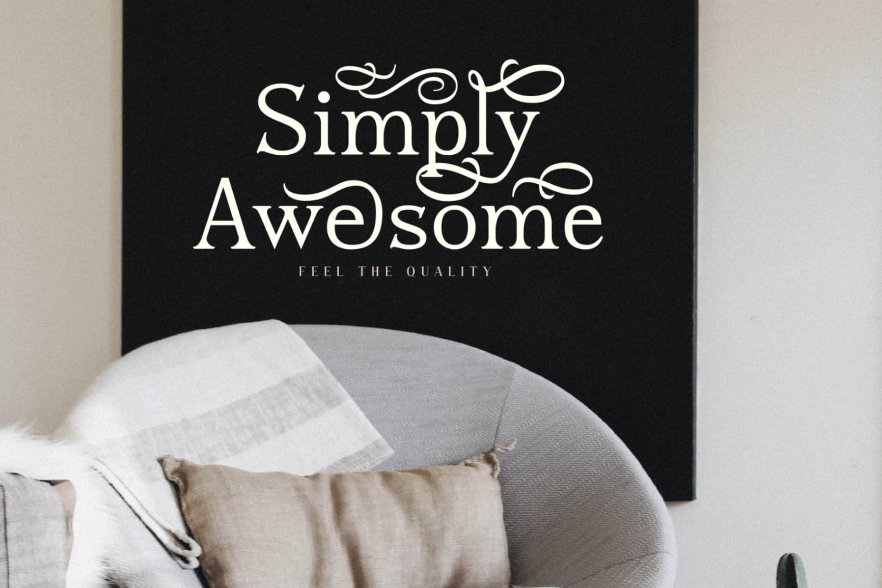 Preview 6 for Blusvery - Modern Stylish Serif Font