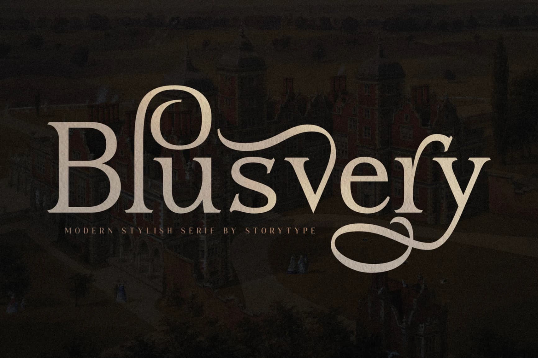 Preview 16 for Blusvery - Modern Stylish Serif Font
