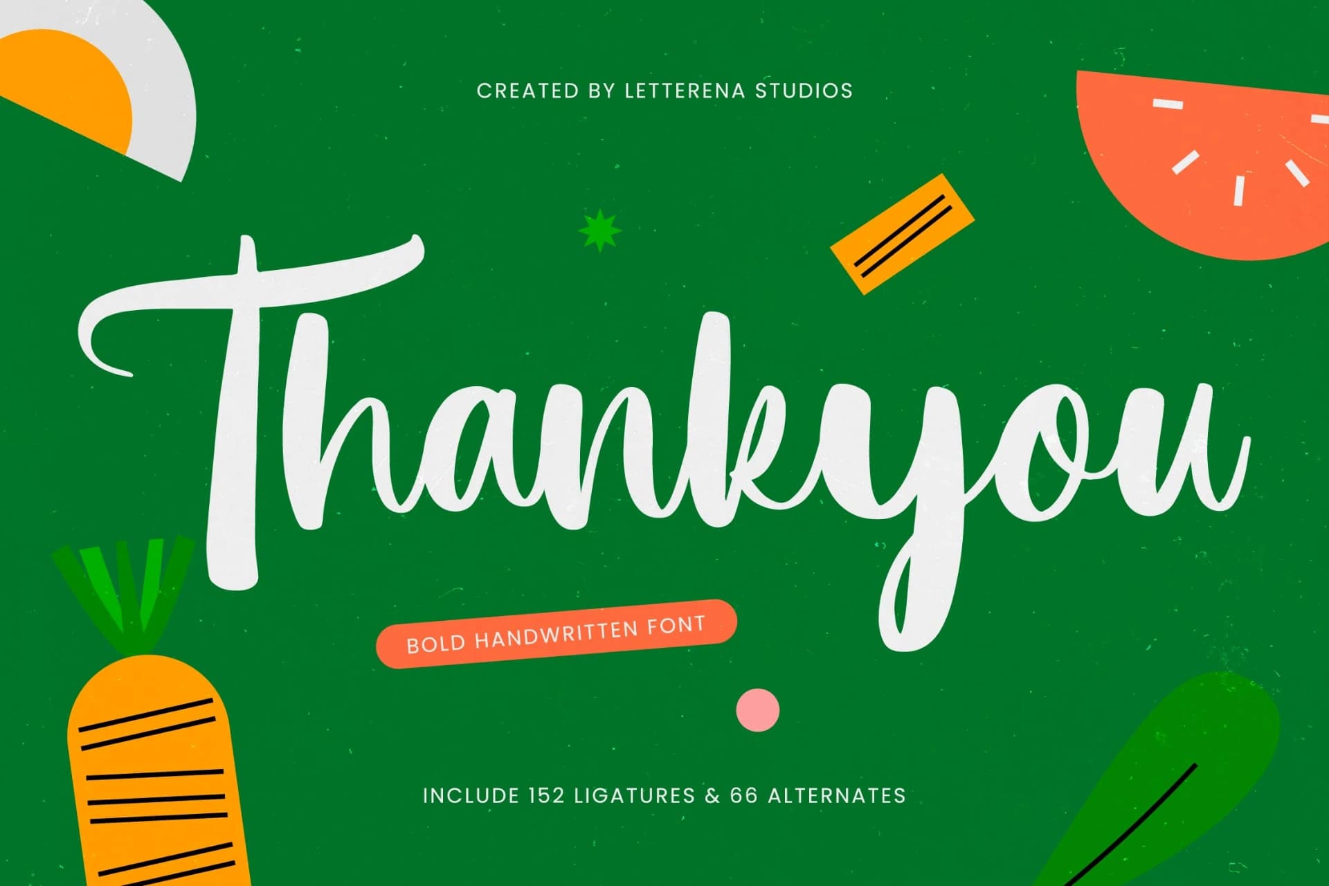 Preview 20 for Practice Snack - Bold Handwritten Font