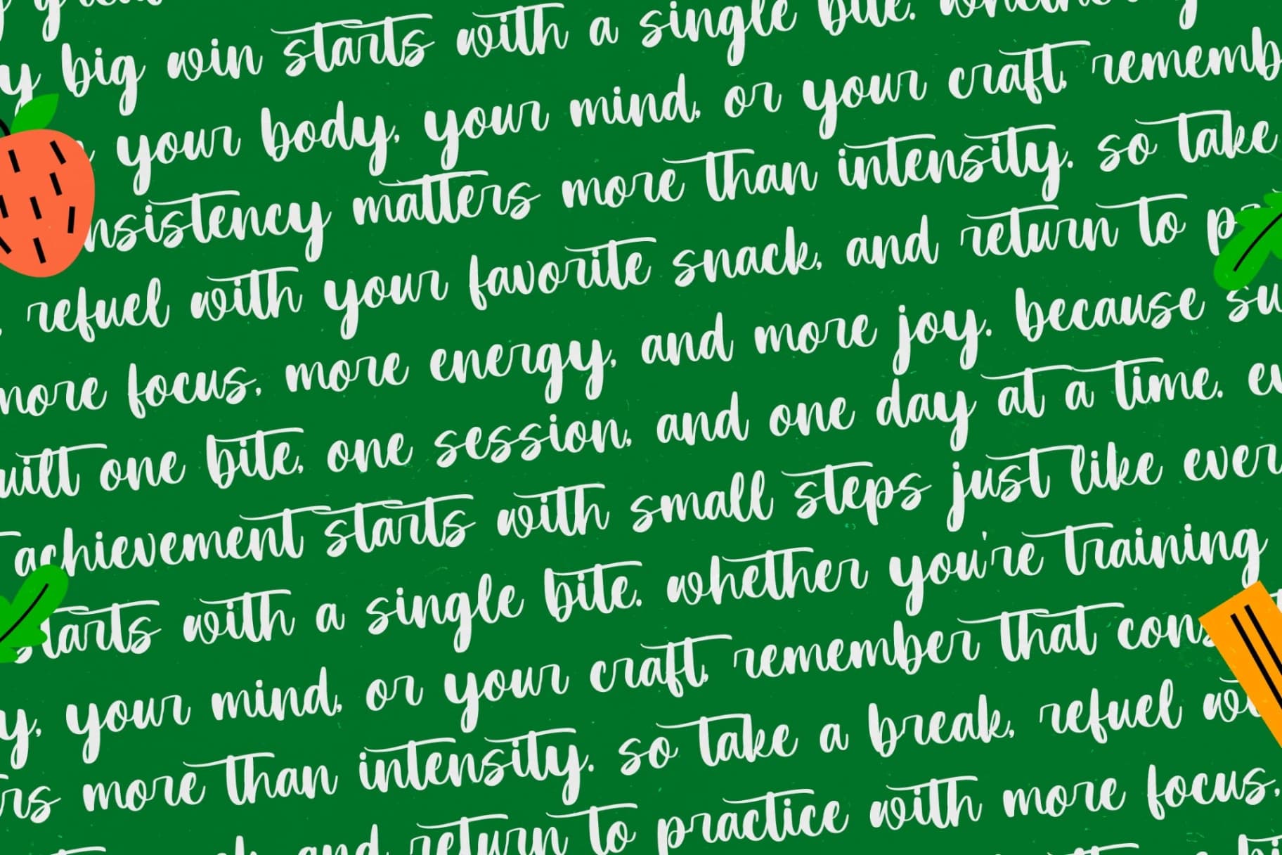 Preview 12 for Practice Snack - Bold Handwritten Font