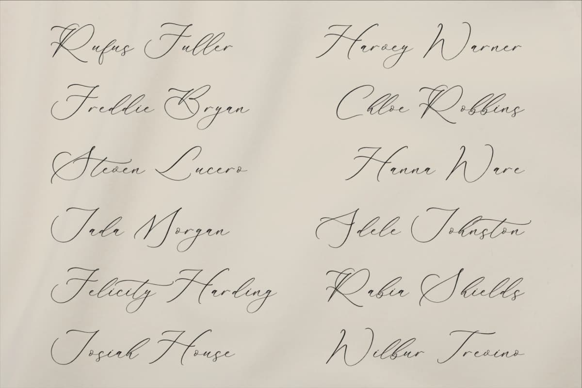 Preview 10 for Gladioss Feather - Luxury Script Font