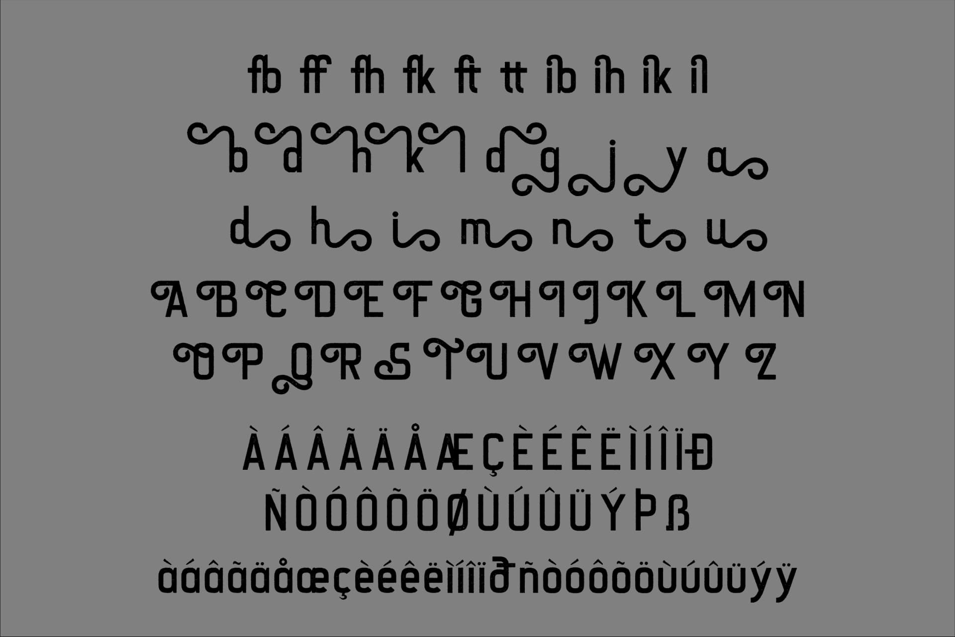 Preview 14 for Jingadile - Rough Sans Serif Font