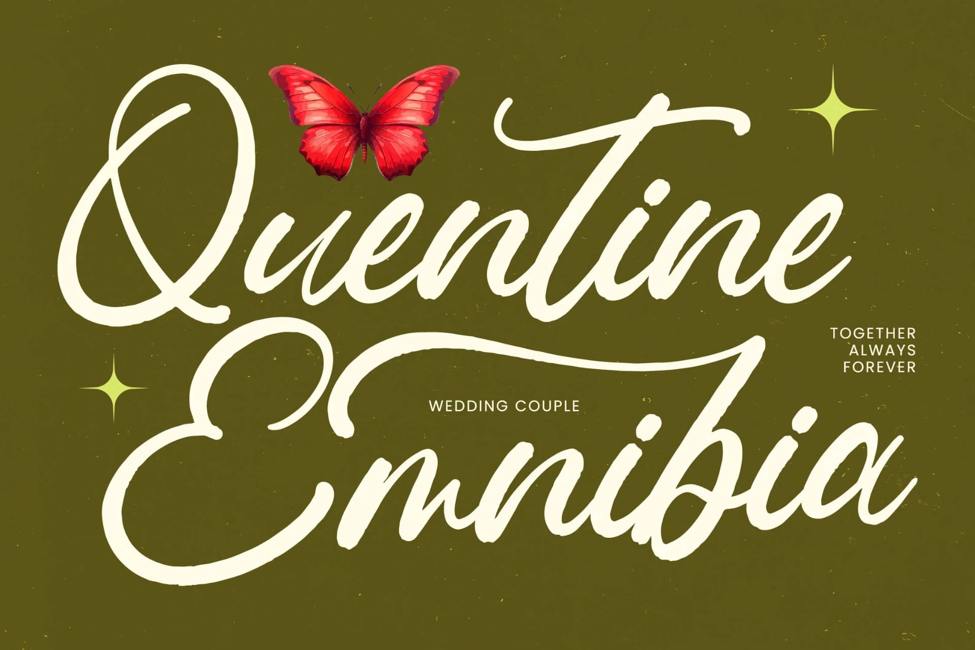 Preview 7 for Omanik Chinta - Bold Handwritten Font
