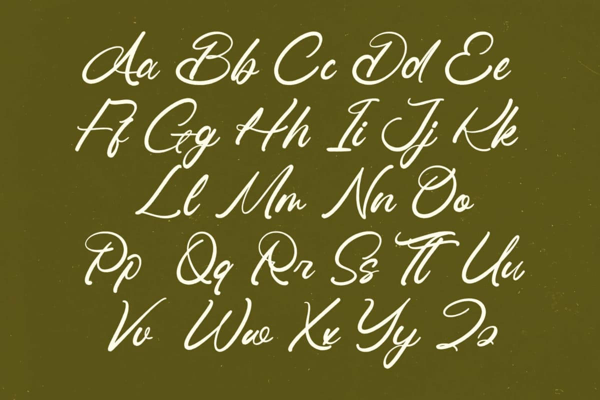 Omanik Chinta - Bold Handwritten Font font preview 9