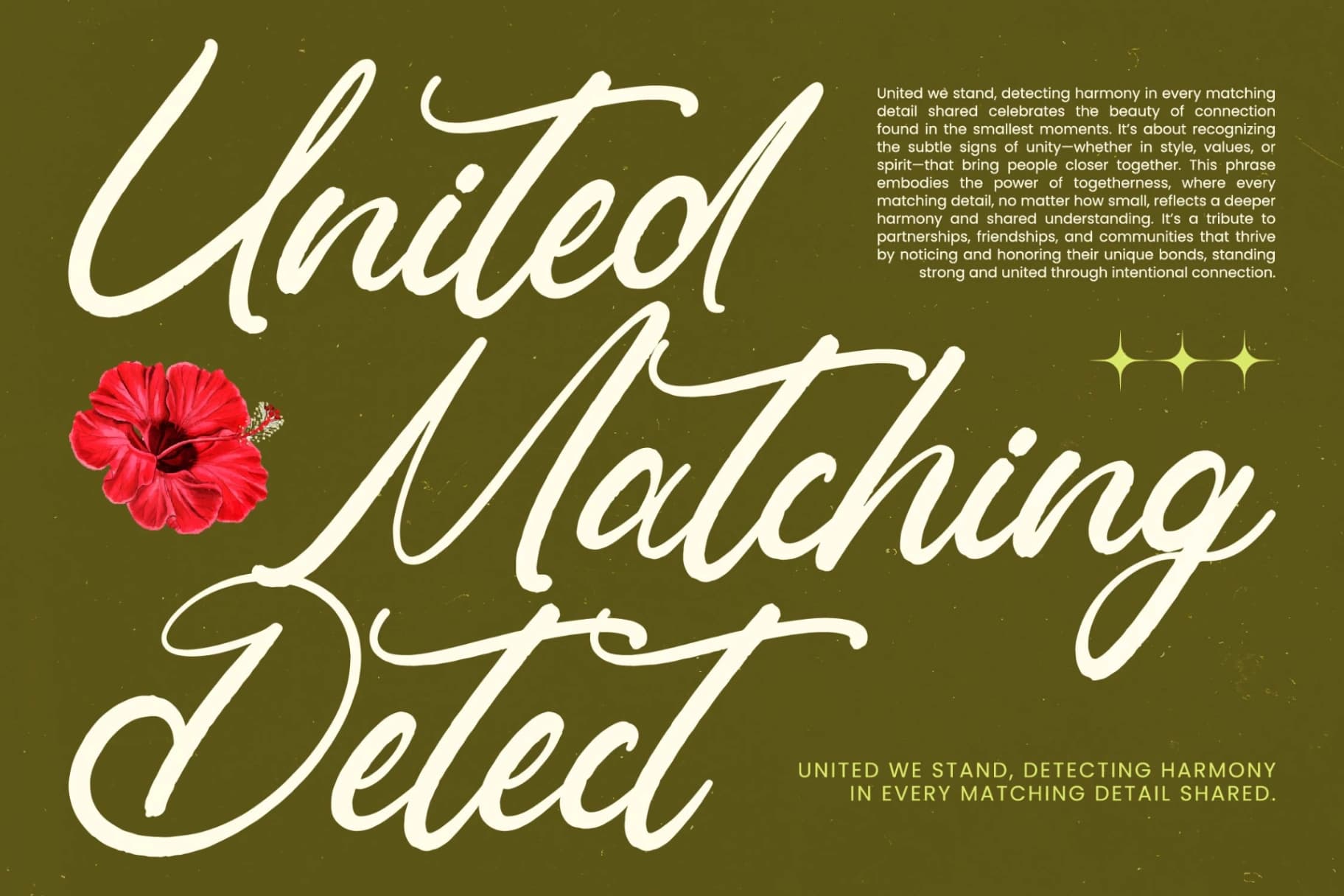 Preview 14 for Omanik Chinta - Bold Handwritten Font