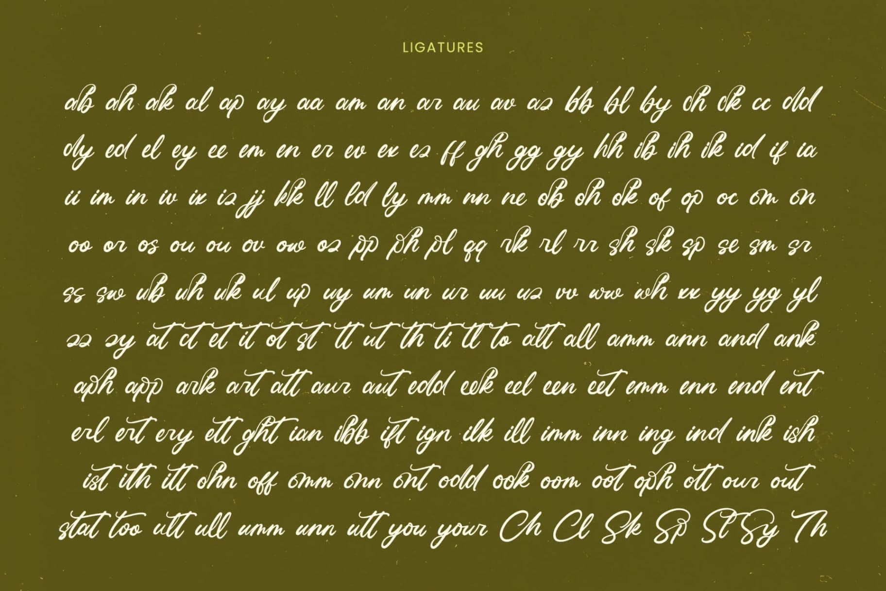 Preview 18 for Omanik Chinta - Bold Handwritten Font