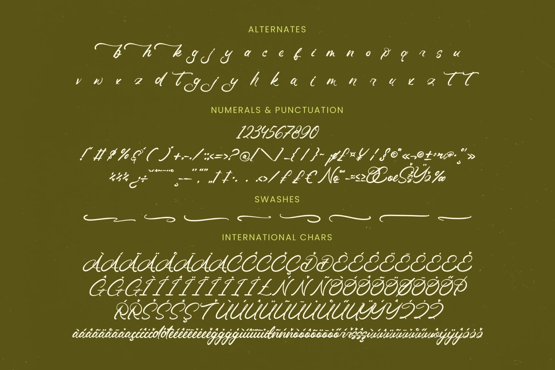 Preview 19 for Omanik Chinta - Bold Handwritten Font