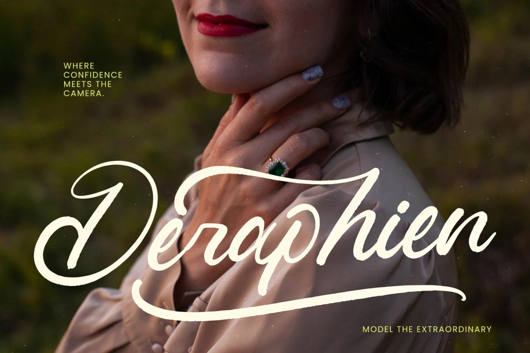 Preview 5 for Omanik Chinta - Bold Handwritten Font