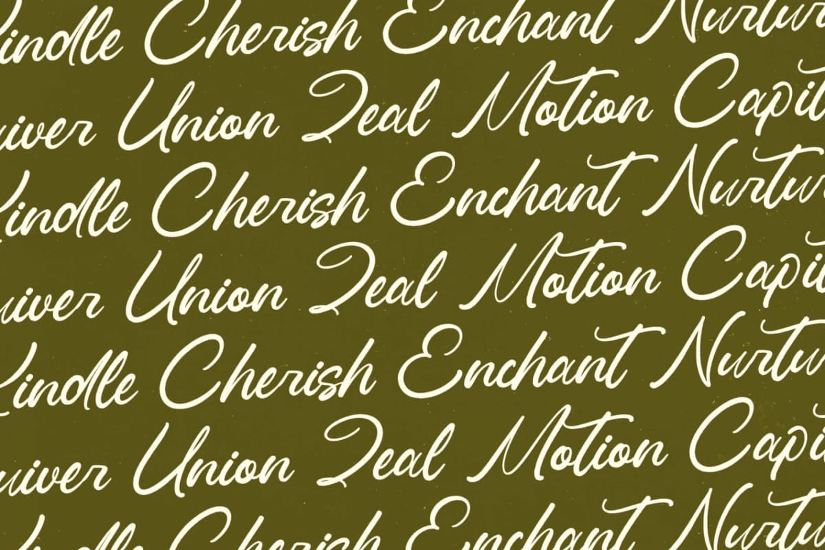 Omanik Chinta - Bold Handwritten Font font preview 12