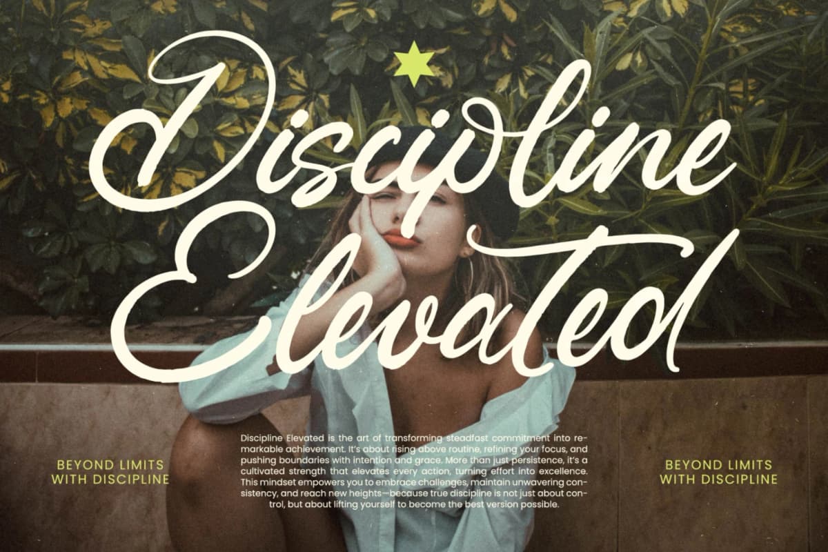Omanik Chinta - Bold Handwritten Font font preview 16