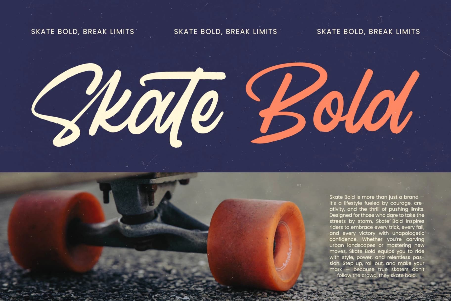 Preview 4 for Ragtime Clansful - Modern Brush Font