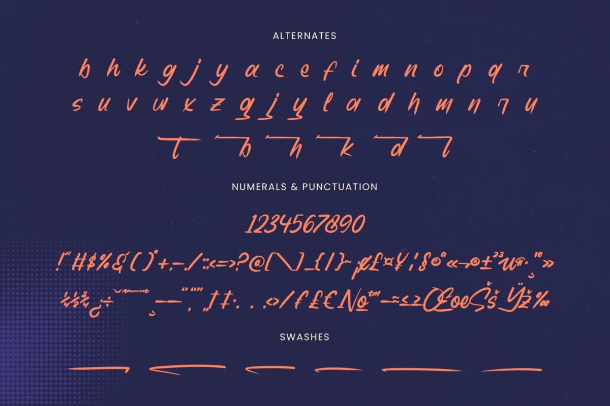 Preview 19 for Ragtime Clansful - Modern Brush Font