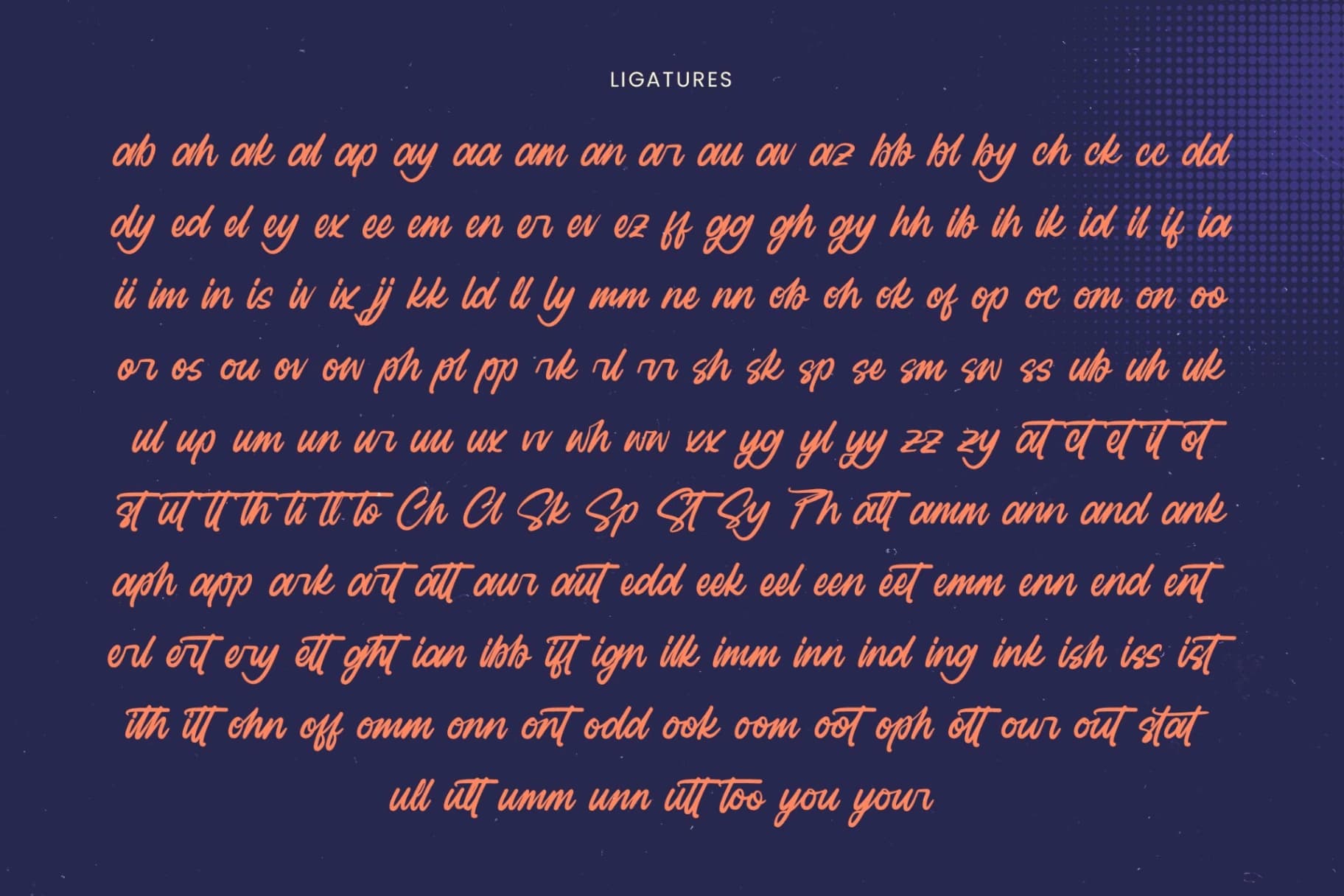 Preview 18 for Ragtime Clansful - Modern Brush Font