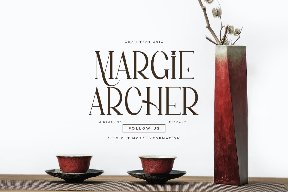 Preview 7 for Morathine - Modern Display Typeface