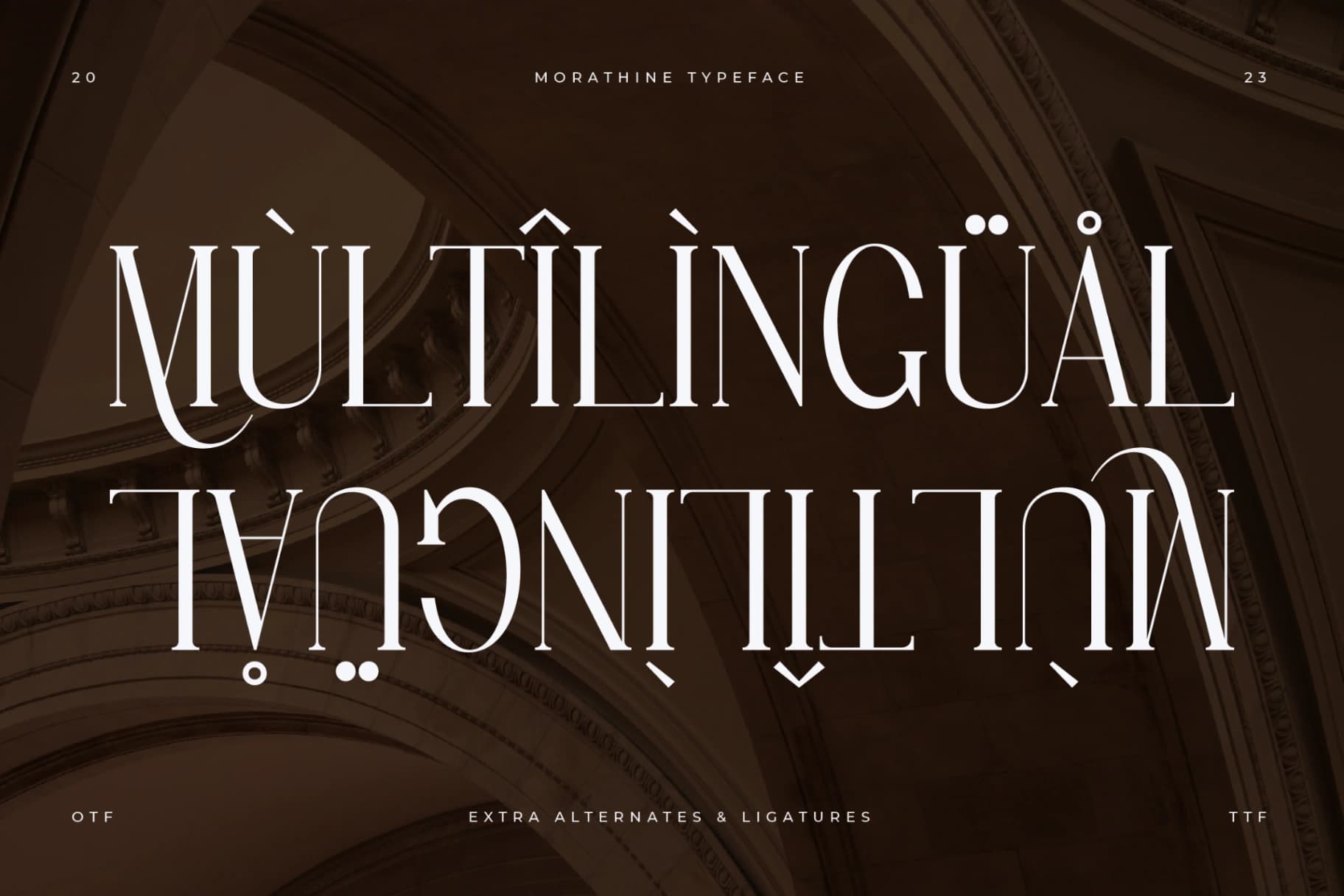 Preview 12 for Morathine - Modern Display Typeface