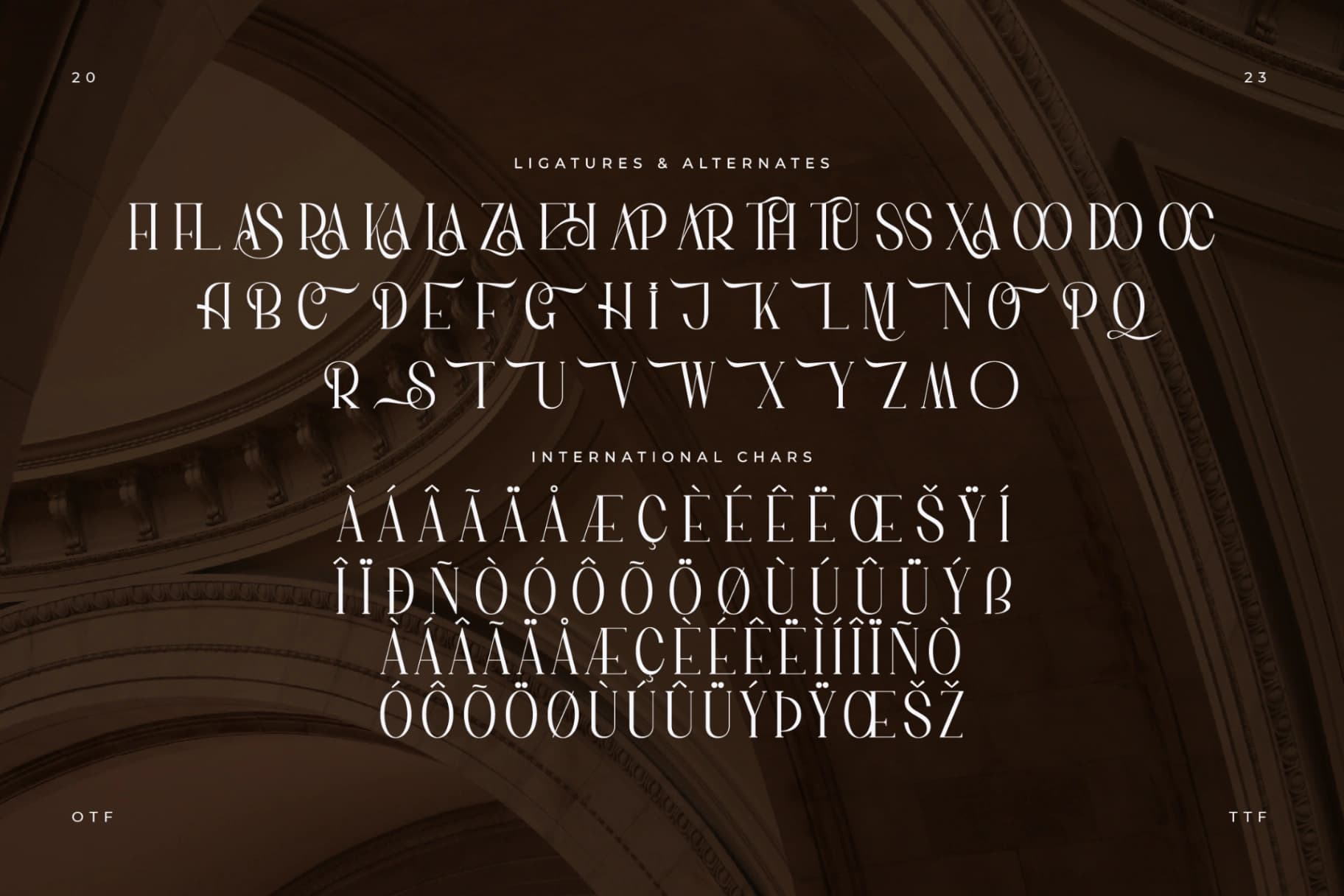 Preview 14 for Morathine - Modern Display Typeface