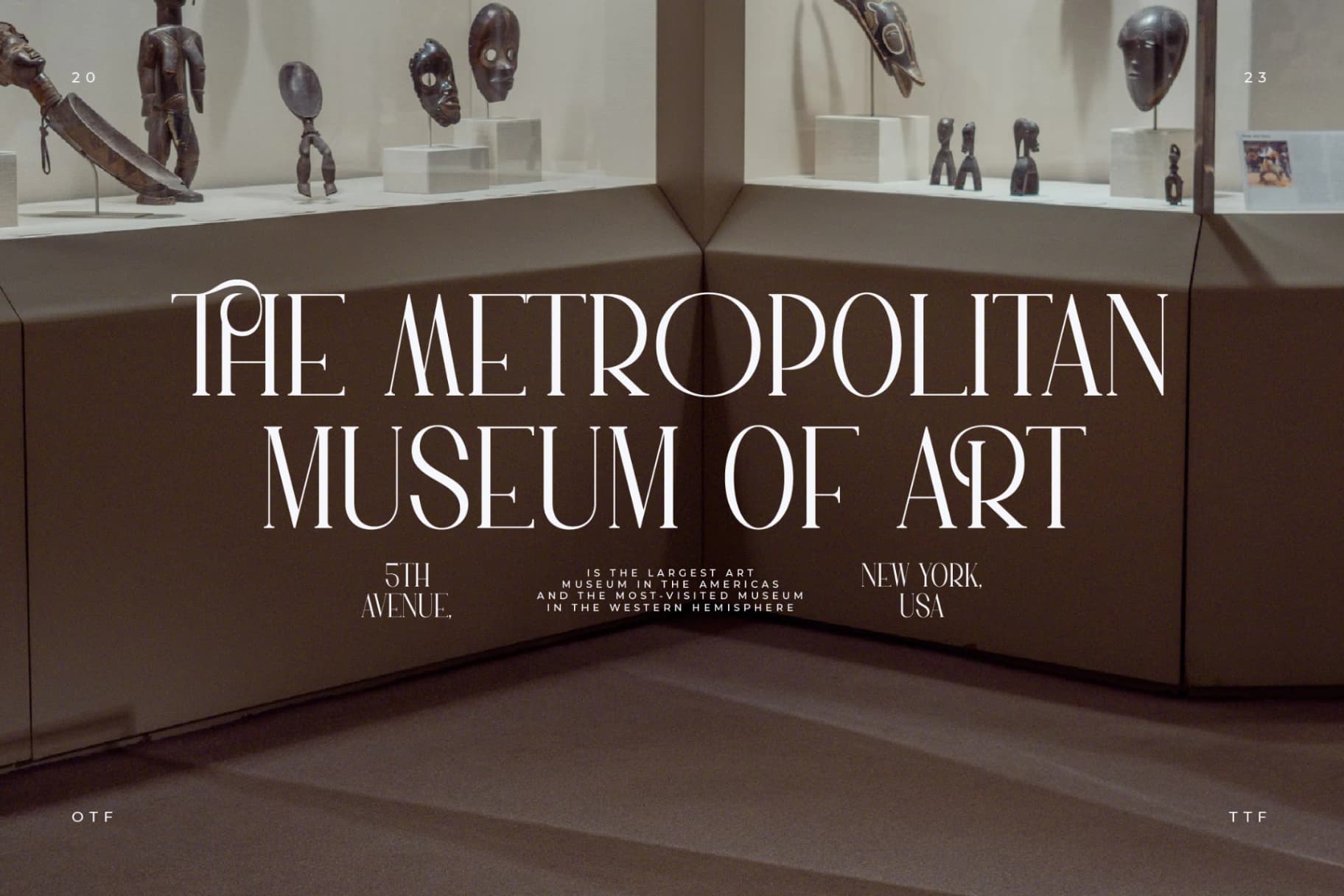 Preview 3 for Morathine - Modern Display Typeface