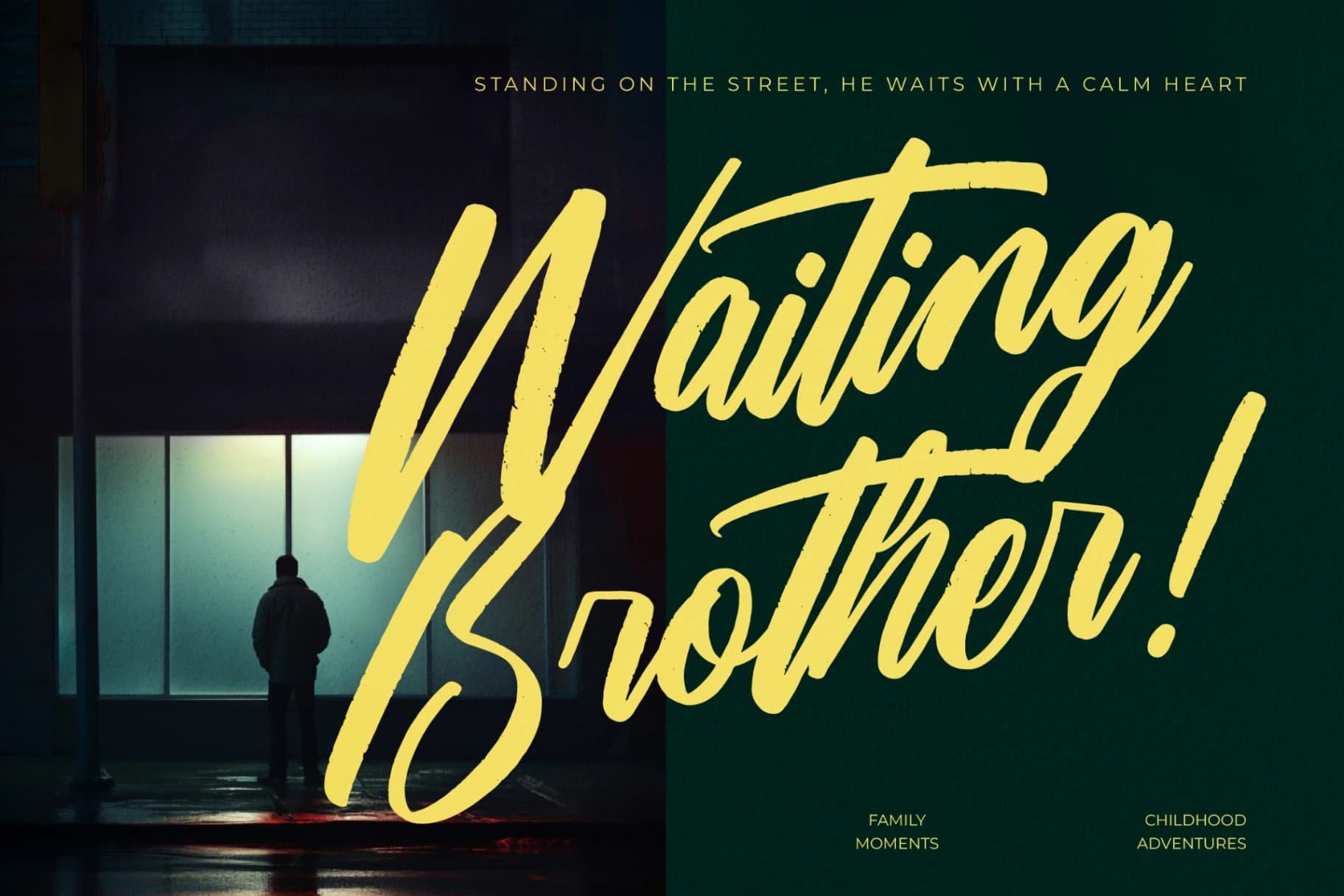 Preview 7 for Ciaters Gangster - Brush Handwritten Font