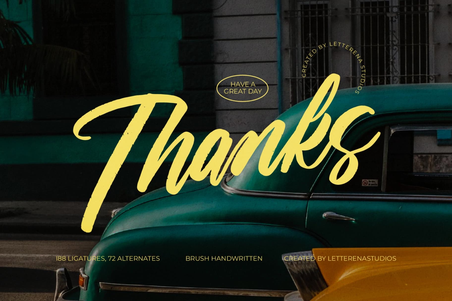 Preview 15 for Ciaters Gangster - Brush Handwritten Font