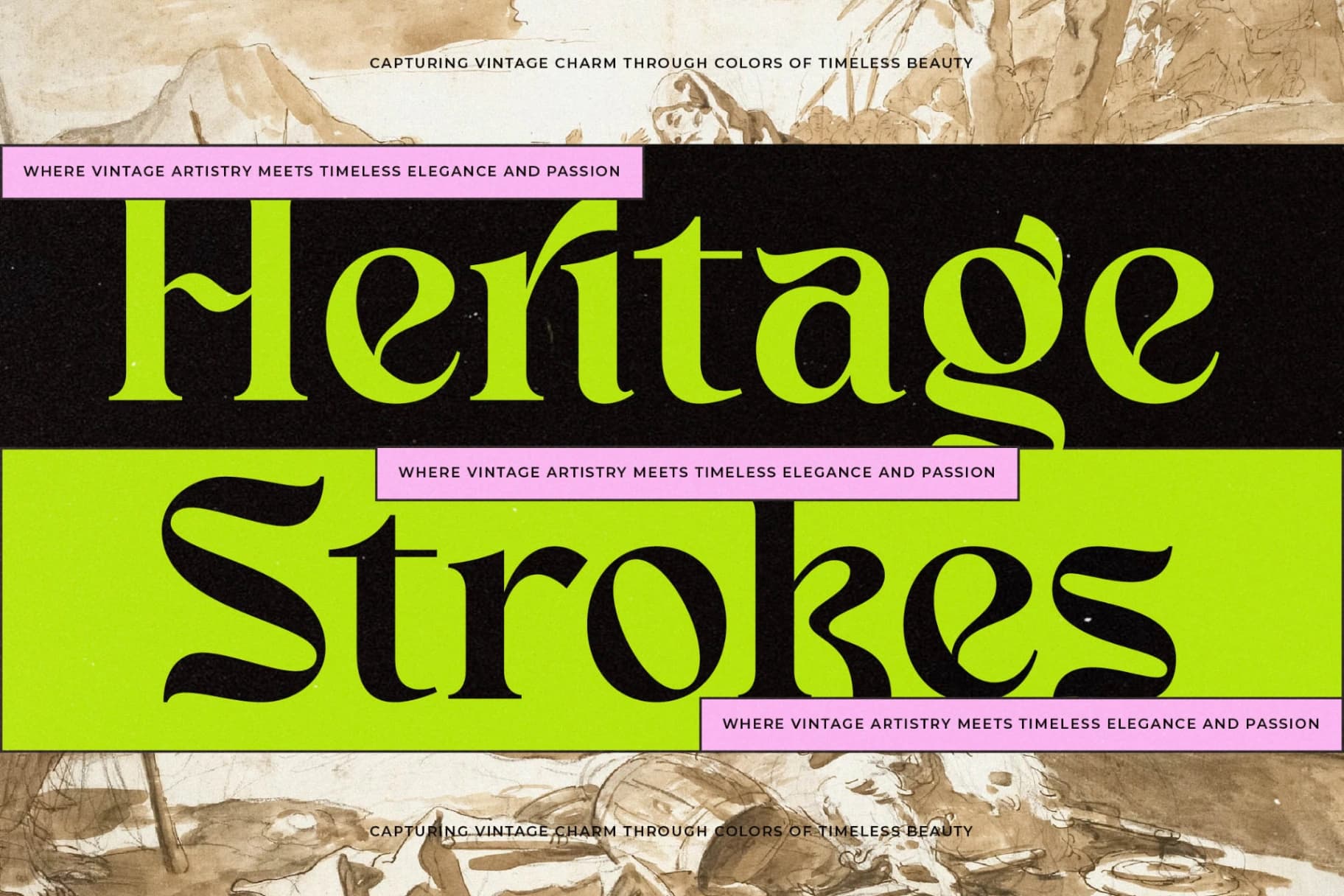 Preview 4 for Enligas - Freestyle Display Typeface