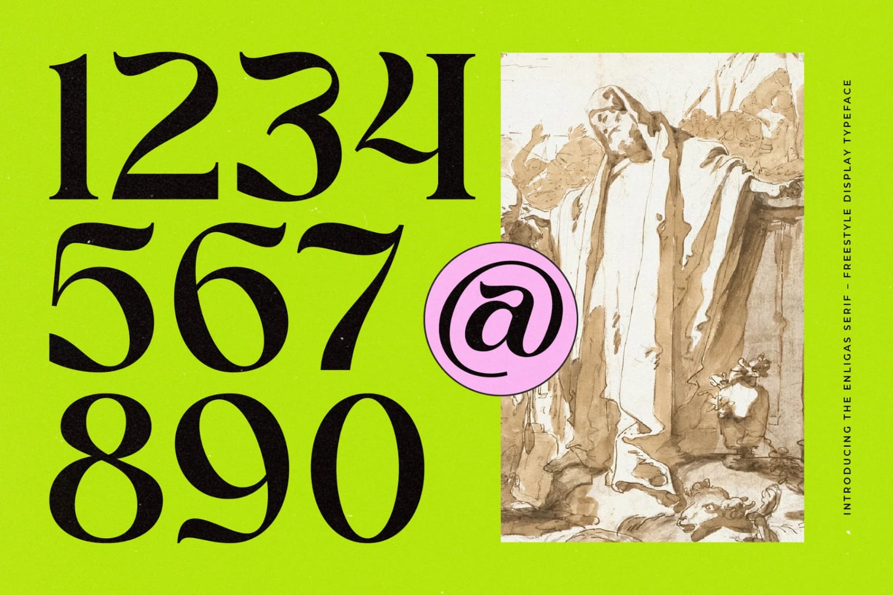 Preview 3 for Enligas - Freestyle Display Typeface